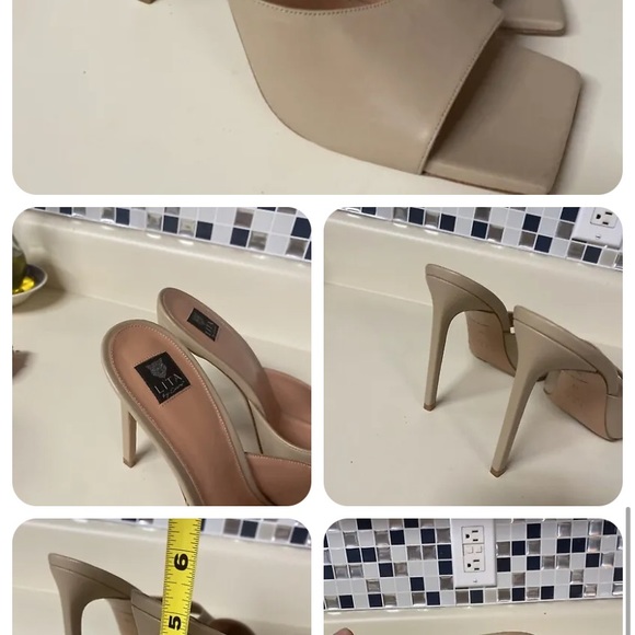 LITA BY CIARA house of LR&C square toe sandal in sand size 42 new - Picture 3 of 4